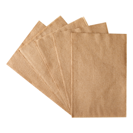 Karat 8"x6.5" Interfold Dispense Napkins - Kraft - 6,000 ct