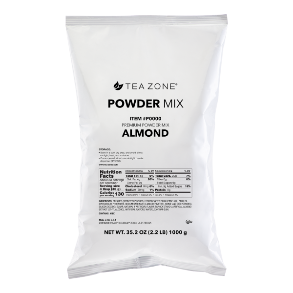 Tea Zone Almond Powder (Made in USA) - 2.2 lbs Case Of 10