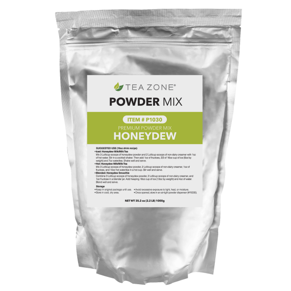Tea Zone Honeydew Powder (2.2 lbs) Case Of 10
