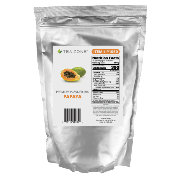 Tea Zone Papaya Powder (2.2 lbs) Case Of 10