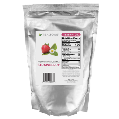 Tea Zone Strawberry Powder (2.2 lbs) Case Of 10