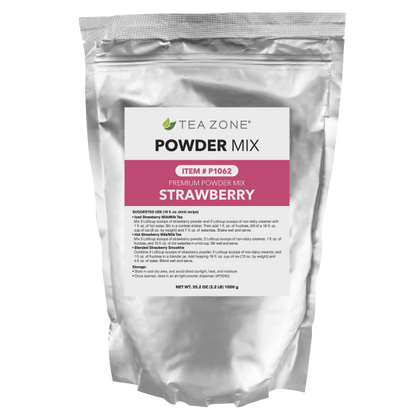 Tea Zone Strawberry Powder (2.2 lbs) Case Of 10