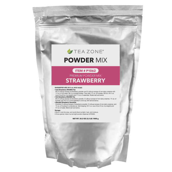 Tea Zone Strawberry Powder (2.2 lbs) Case Of 10
