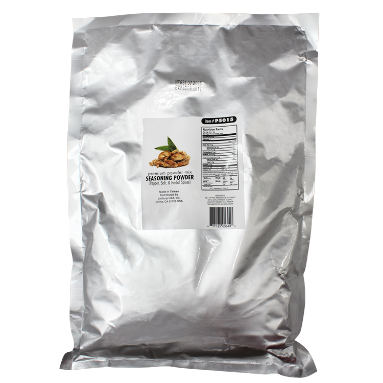 Tea Zone Seasoning Powder - Pepper, Salt, & Herbal Spices (2.2 lbs) Case Of 10