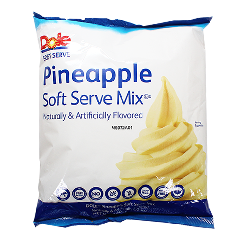 Dole Soft Serve Mix - Pineapple (4.4 lbs) Case Of 4