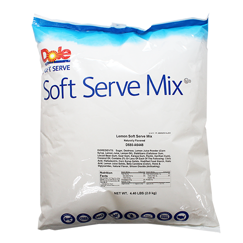 Dole Soft Serve Mix - Lemon (4.4 lbs) Case Of 4