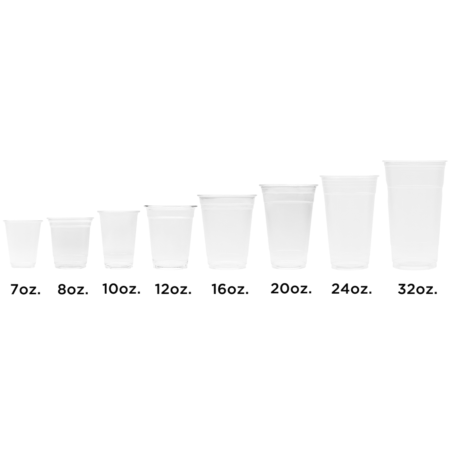 Karat 24oz PET Plastic Cold Cups (98mm) - 600 ct