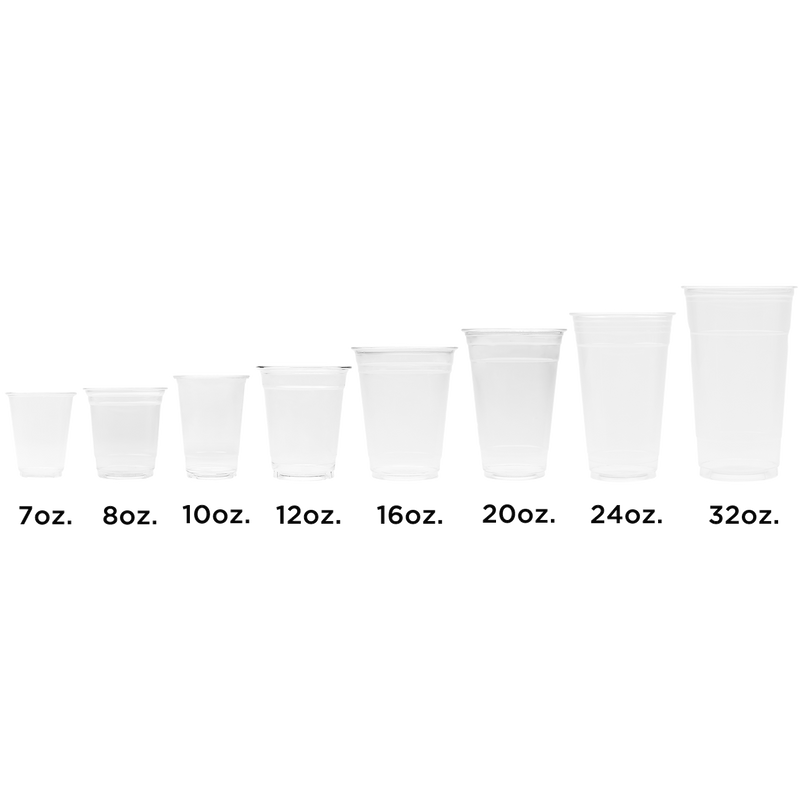 Shop Plastic Cups - 9oz PET Cold Cups (92mm) - 1,000 ct at Low Price