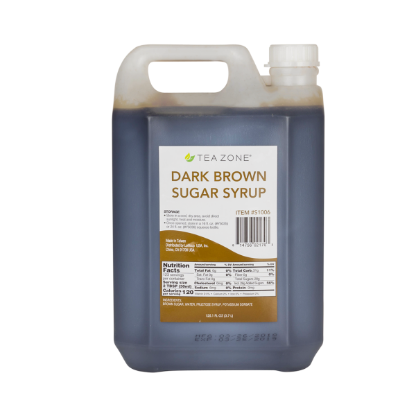 Tea Zone Dark Brown Sugar Syrup (11.2 lbs) Case Of 4