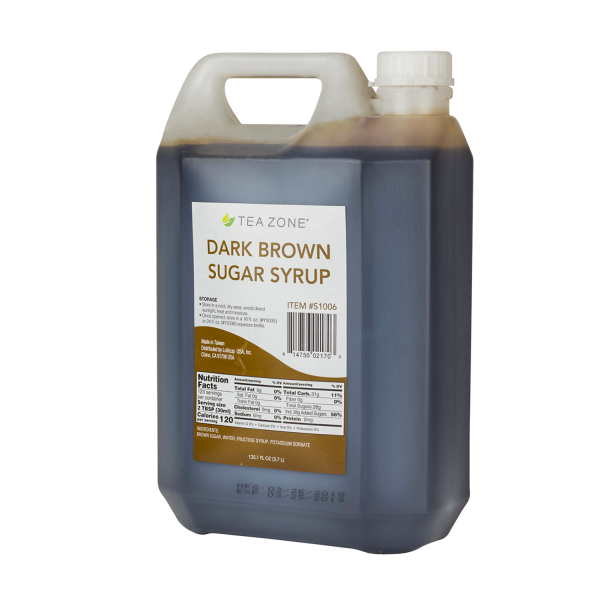 Tea Zone Dark Brown Sugar Syrup (11.2 lbs) Case Of 4