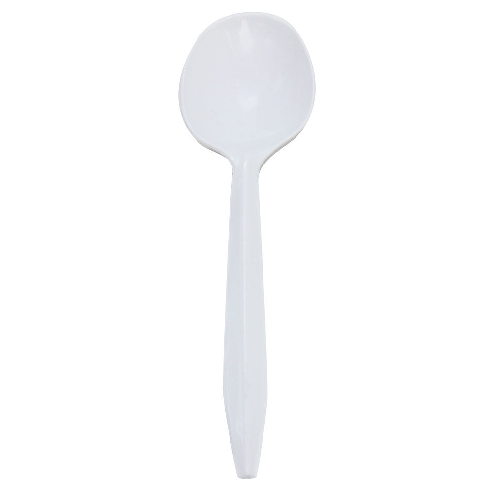 Karat PP Plastic  Medium Weight Soup Spoons - White - 1,000 ct