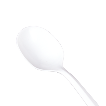 Karat PP Plastic  Medium Weight Soup Spoons - White - 1,000 ct