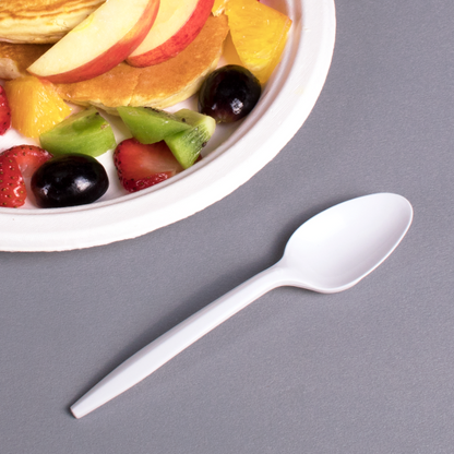 Karat PP Plastic Medium Weight Tea Spoons - White - 1,000 ct