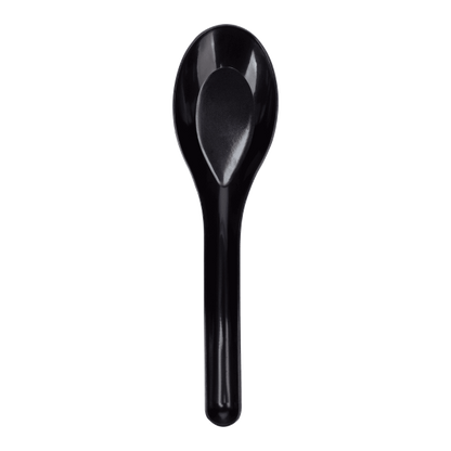 Karat Med-Heavy Weight Asian Soup Spoon - Black - 1,000 ct