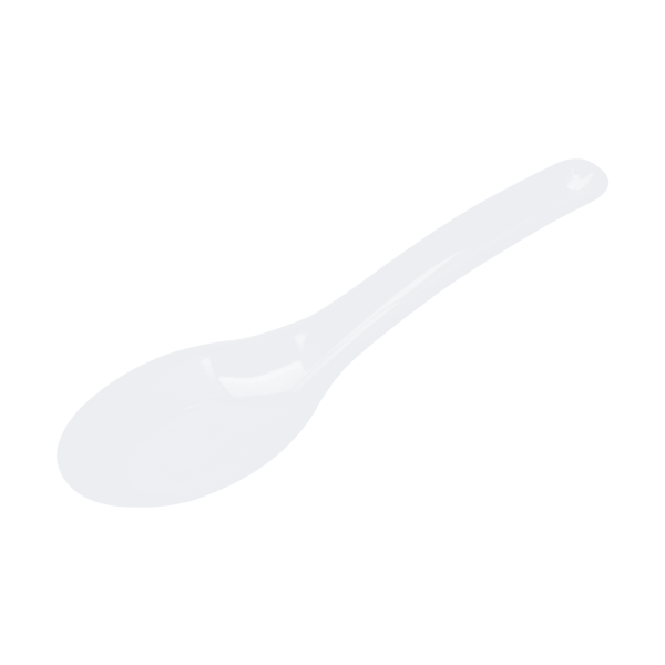 Karat Med-Heavy Weight Asian Soup Spoon - White - 1,000 ct