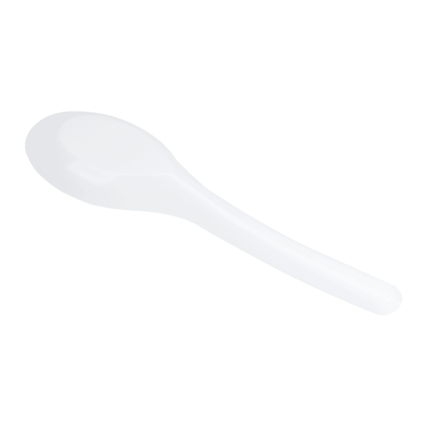 Karat Med-Heavy Weight Asian Soup Spoon - White - 1,000 ct