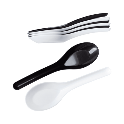 Karat Med-Heavy Weight Asian Soup Spoon - White - 1,000 ct