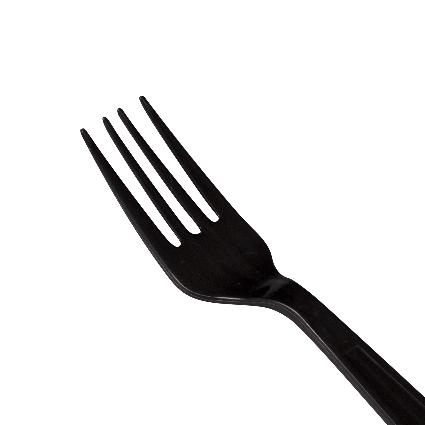 Karat PP Plastic Extra Heavy Weight Forks - Black - 1,000 ct