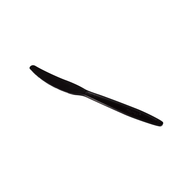 Karat PP Plastic Extra Heavy Weight Knives - Black - 1,000 ct