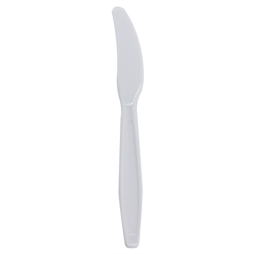 Karat PP Plastic Extra Heavy Weight Knives - White - 1,000 ct