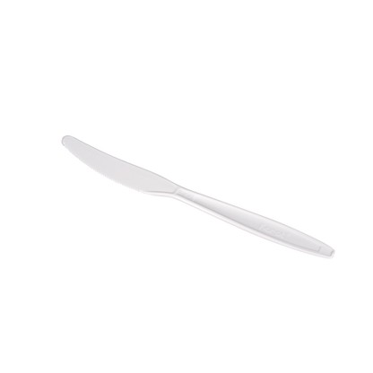 Karat PP Plastic Extra Heavy Weight Knives - White - 1,000 ct