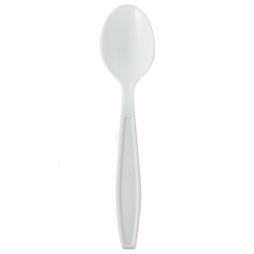 Karat PP Plastic Extra Heavy Weight Tea Spoons - White - 1,000 ct