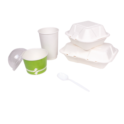 Karat PS Plastic Medium Weight Soup Spoons Bulk Box - White - 1,000 ct