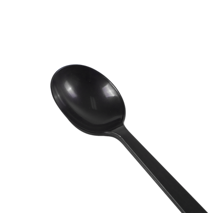 Karat PP Plastic Premium Extra Heavy Weight Soup Spoon - Black - 1,000 ct