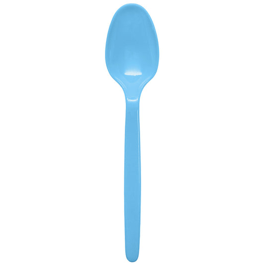 Karat PS Plastic Heavy Weight Tea Spoons - Blue - 1,000 ct
