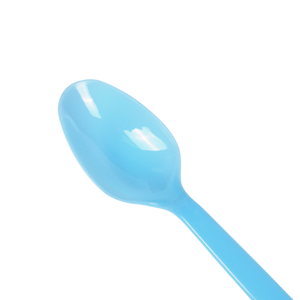 Karat PS Plastic Heavy Weight Tea Spoons - Blue - 1,000 ct