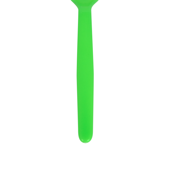 Karat PS Plastic Heavy Weight Tea Spoons - Green - 1,000 ct