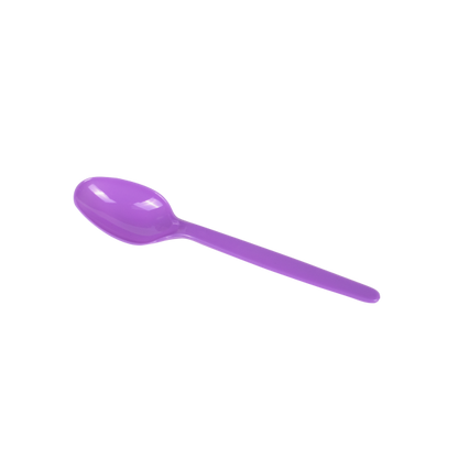 Karat PS Plastic Heavy Weight Tea Spoons - Purple - 1,000 ct