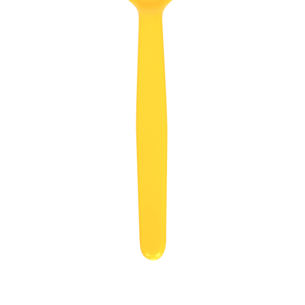 Karat PS Plastic Heavy Weight Tea Spoons - Yellow - 1,000 ct