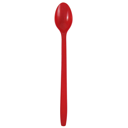 Karat PP Plastic Heavy Weight Soda Spoons - Red - 1,000 ct