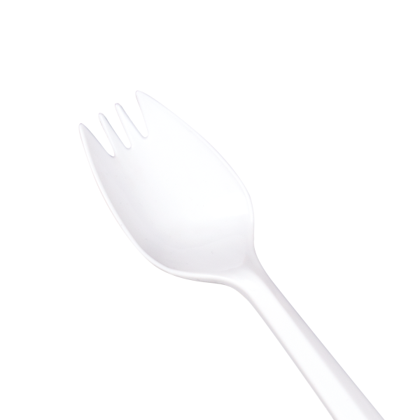 Karat PP Plastic Medium Weight Sporks - White - 1,000 ct