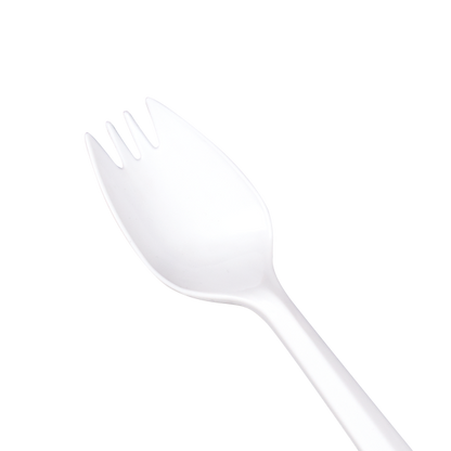 Karat PP Plastic Medium Weight Sporks - White - 1,000 ct