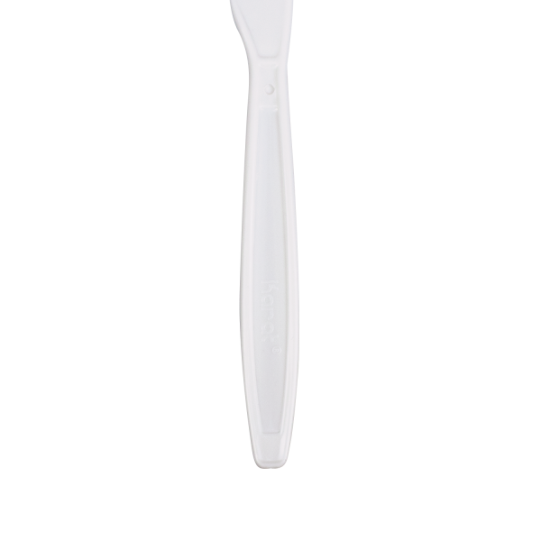 Karat PP Plastic Heavy Weight Knives - White - Wrapped - 1,000 ct