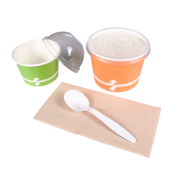 Karat PP Plastic Heavy Weight Soup Spoons - White - Wrapped - 1,000 ct