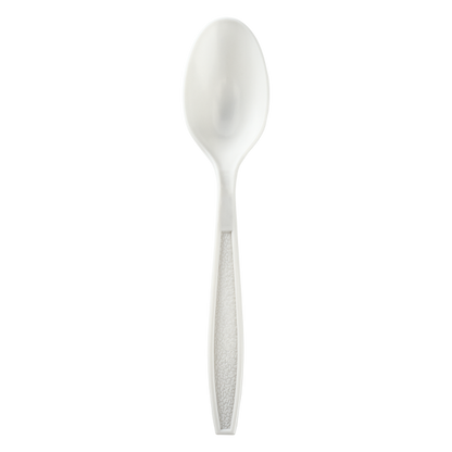 Karat PP Heavy-Weight WRAPPED Tea Spoon (White) - 1,000 pcs