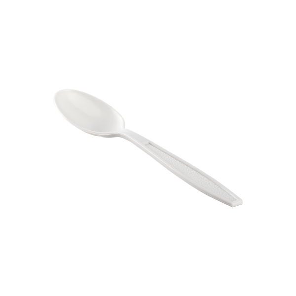Karat PP Heavy-Weight WRAPPED Tea Spoon (White) - 1,000 pcs
