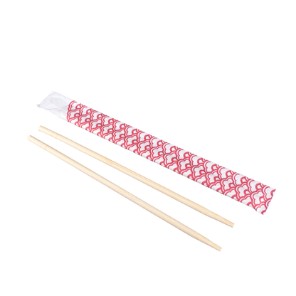 Karat 9” Paper Wrapped Bamboo Chopsticks - Dynasty