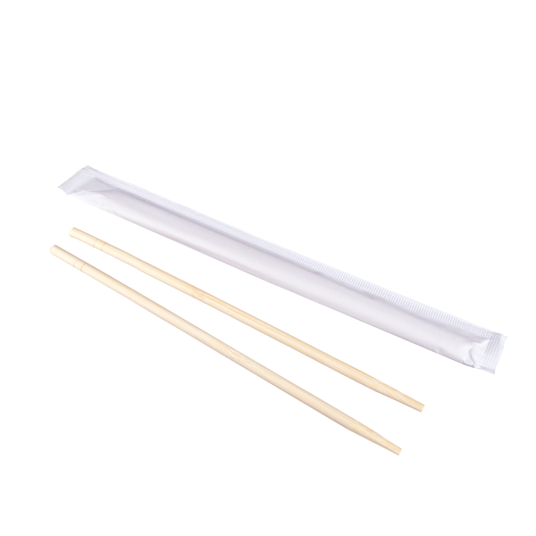 Karat 9" Paper Wrapped Bamboo Chopsticks - White - 1,000 ct